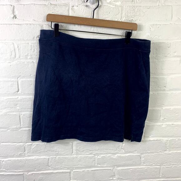 Jones New York Women's Casual Mini Skirt Regular Fit Black Size X-Large - Picture 1 of 5